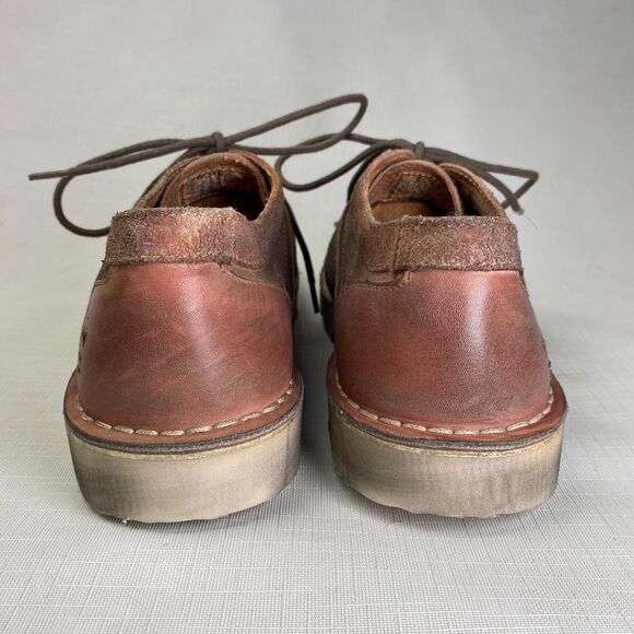 ROAN by Bed Stu 'FENTON' Distressed Leather Shoes! Pecan Beige Suede Sz 9.5 - Picture 9 of 16